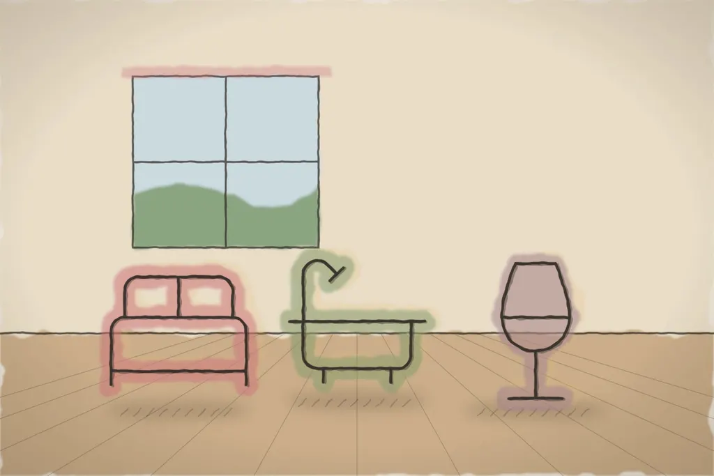 Domul cu ciubăr privat, pregătit pentru o aniversare (ilustrație)
